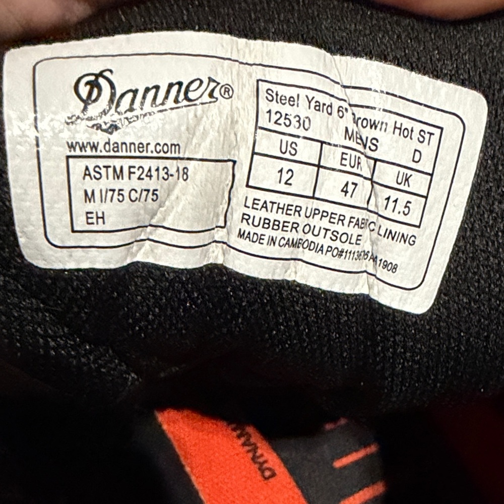 Danner Dark Brown Leather Lace-Up Boots - Picture 2 of 5